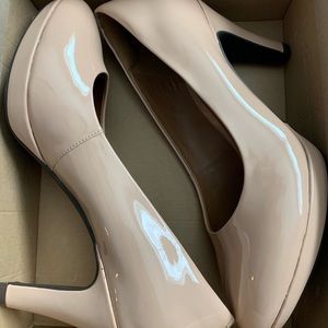 Nude Clarks Heels